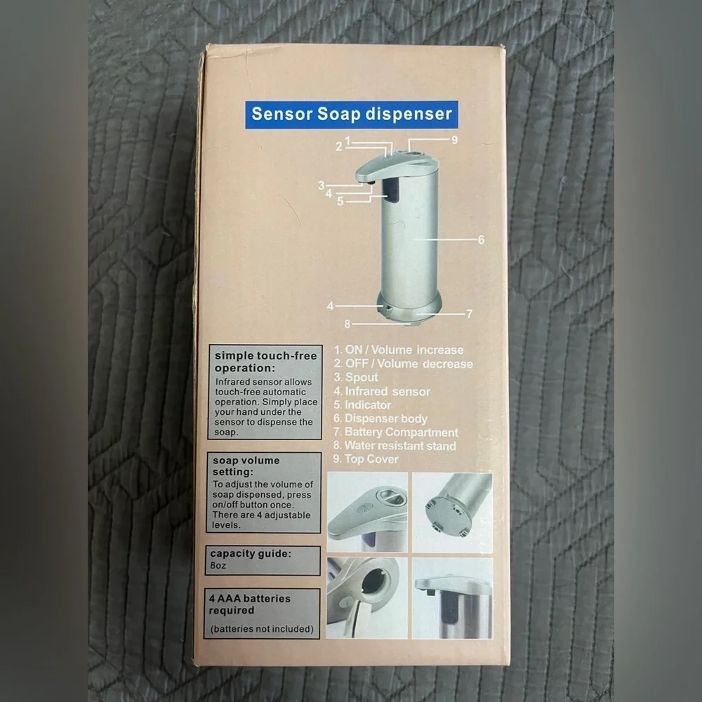 Silver Bath Accessories Modern Design
